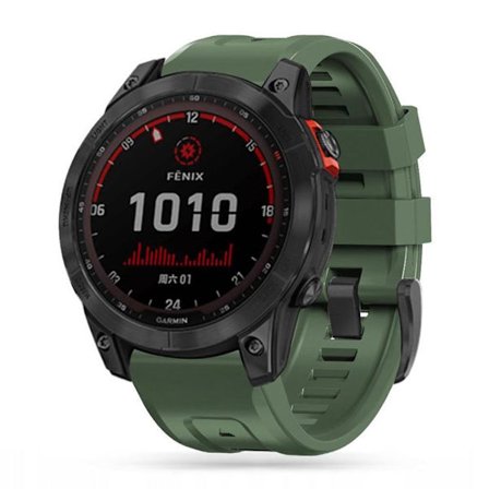 Iconband Garmin Fenix 3/5x/5x Plus/3hr/6x/6x Pro/7x - Army Grøn
