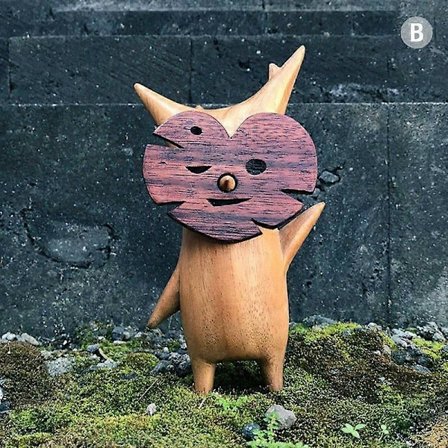 Træ Korok Statue Håndværksdekoration Spilelskere Zelda Breath Of The Wild (FMY)