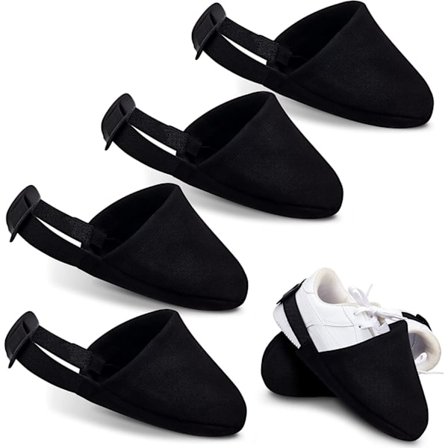 Bowling sko-overtræk 2 par sorte bowling sko glide