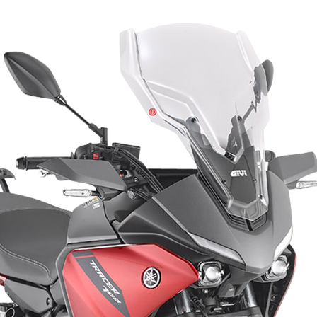 Vindskjerm Givi D-ST Klar - Yamaha Tracer 7 2021-2024