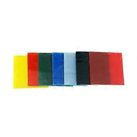 NY-7 st Unika Glasark Tillbehör Färgat Glas för DIY Hantverk och Smyckesprojekt i Mikrovågsugn