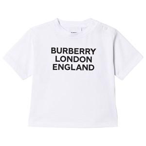 Kids - Burberry White Branded T-Shirt 12 months - Tops - 12 months - White - Mädchen