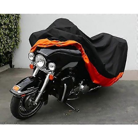 XXXL Oranssi Moottoripyörän Suojapeite Vedenpitävä Harley Davidson Street Glide Touring -malleille