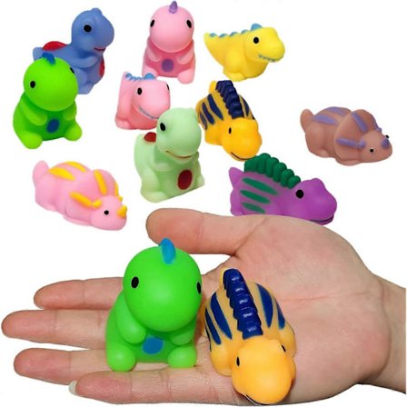 10-pack Dinosaurie Mochi Squishy Sensoriska Fidget Leksaker Barn Kalas Favoriter Stressreducerare