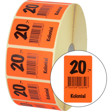 Kolonialmerkelapp 20: