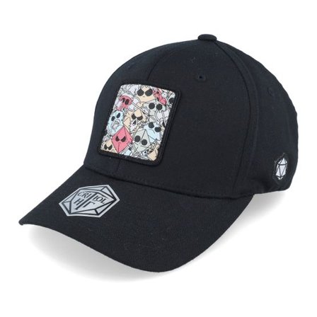 Critiql Hit - Svart flexfit Keps - Cleric Box Patch Black Flexfit @ Hatstore