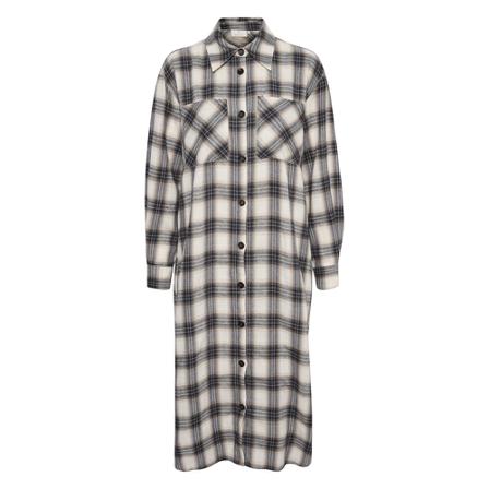 Kaffe, Shirt Dress Beige, Dames, Maat:M