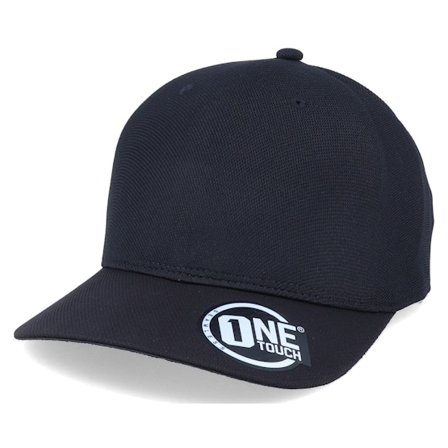 Kumo - One Touch Cap Black Adjustable Adjustable Black Cap - @ Hatstore