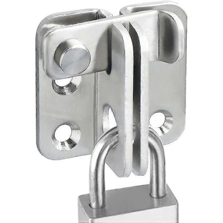 Skyvedørlås Hengelås Hasp Dørlås Låsespenne Tyverisikringskrok