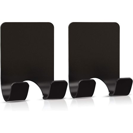 Klibbig Rakhylla, Matt Svart Självhäftande Rakkrok Vatten