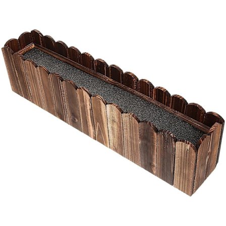 Blomlåda Rustik Trä Blomkruka Konstgjord Blomlåda för Inomhus Balkong