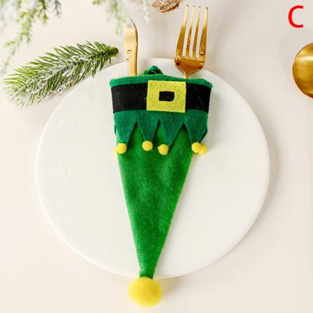 1st Julhatt Set Gaffelset Hållare Fick Jul