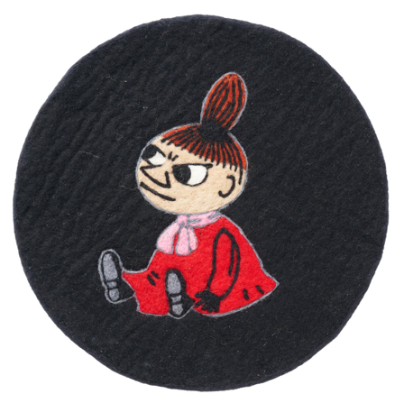 Mummi Sitteunderlag Lille-My Ull Ø34 sort