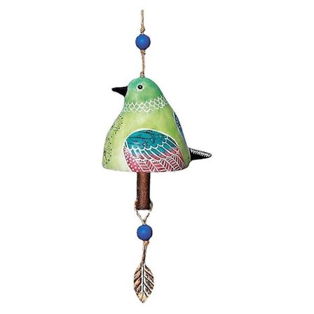 Fuglesang Klokke Hagedekorasjon Fuglesang Klokke Vindklokke Musikk Hengende Vindklokker Klokkespill Fugl Så