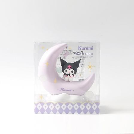 Kawaii Sanrio bordslampa Kuromi Cinnamoroll Anime-serie LED-ljusborddekoration Kreativ söt halvmånelampa Födelsedagspresent - Perfekt 14X12X7CM 