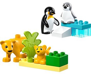 LEGO-DUPLO Town Villdyrfamilier: Pingviner og løver 10442-LEGO DUPLO Villdyrfamilier: Pingviner og løver 10442-LEGO-LEGO