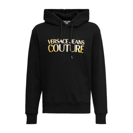 Versace Jeans Couture - Hood Tröjor - Svart - Herr - Storlek: Xl, Herr, Storlek: XL