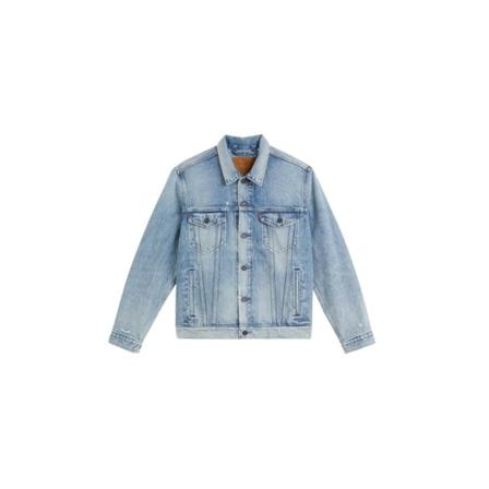Levi's, Capispalla donna 72334 0628 Trucker Jacker-Z1289 Light Indigo Niebieski, unisex, Rozmiar: M