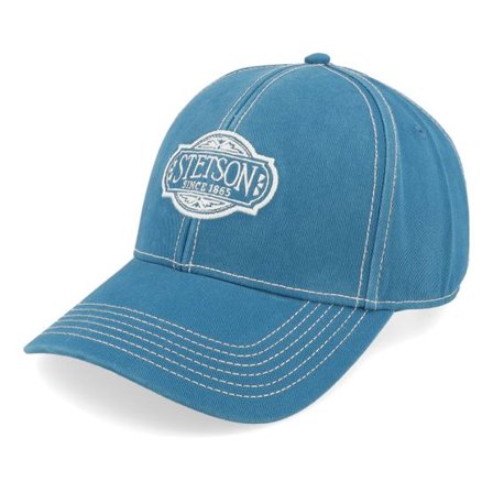 Stetson - Blå adjustable Keps - Baseball Vintage Ocean Blue Adjustable @ Hatstore