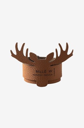 MiLLE W NORDISK DESIGN - Servettring älg 4-pack - Brun - Servettringar - Från Homeroom