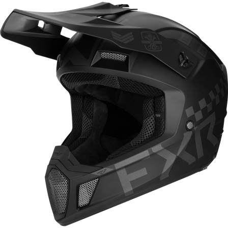 FXR Clutch Gladiator Crosshjälm Black Ops XXL