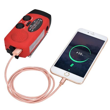 Emergency Hand Crank Radio Wind Up Solar Radio Dynamo Radio Nødmobillader