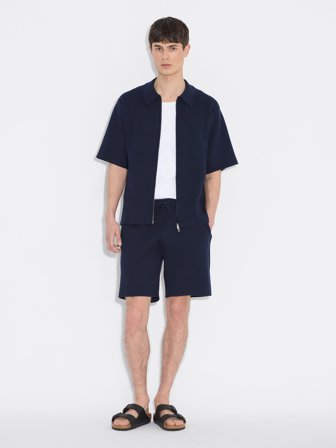 Holzweiler Summer Cashmere-Blend Shorts - Navy - Men's - Small