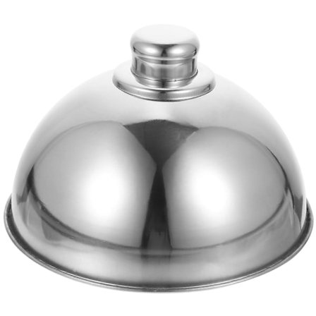 Ruostumattomasta teräksestä valmistettu pihvikupu pyöreä ruokakupu ruoan suojakupu roiskesuoja