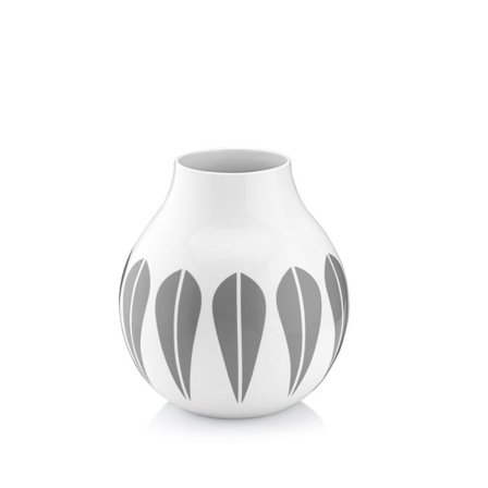 Lucie Kaas Vase Lotus Grå, 20cm