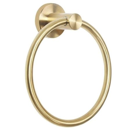 Guld Handdukstork i Rostfritt Stål, Rund Handduksslinga, Badrumstillbehör
