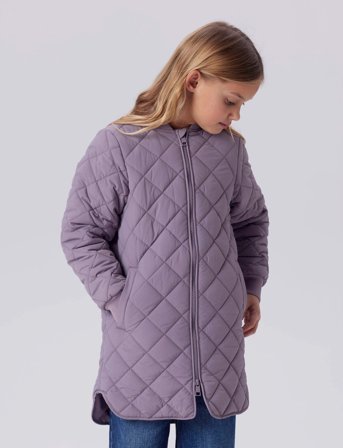 name it Nkfmarlin Quilt Jacket Long Tb - Purple - 164