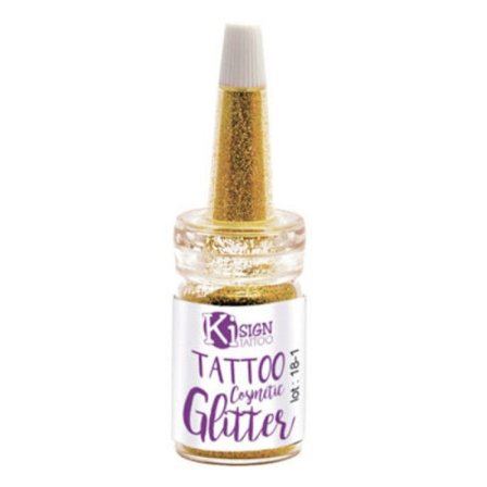 Guld skin glitter 7 ml flaska