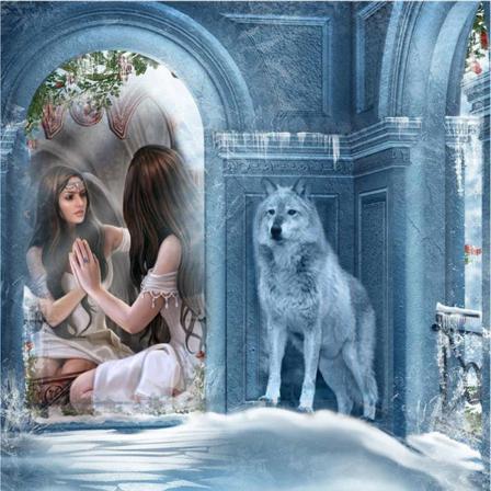Full 5d Diy Diamond Painting Cross Stitch Mirror Woman Mosaic Br Som På Bilden 1 40x40cm