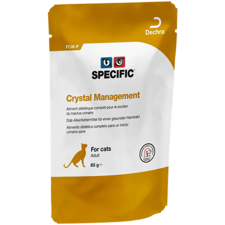 Specific - Cats FCW-P Crystal Management 85 g x 12 stk - Porsjonsposer - Katt - Kattefôr & kattemat - Veterinærfôr for katt - ZOO.no