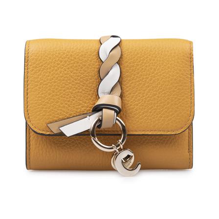 Chloé, Wallets ; Cardholders Żółty, Kobieta, Rozmiar: ONE Size