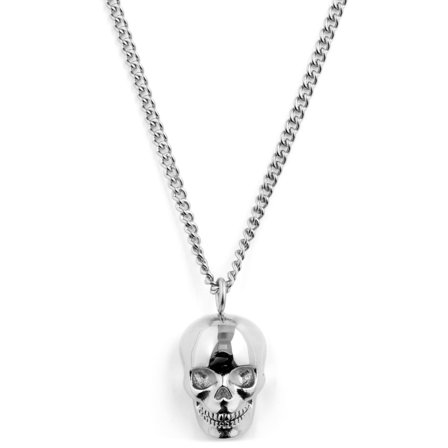 Stainless Steel Skull Iconic Necklace for Men - Steel necklaces