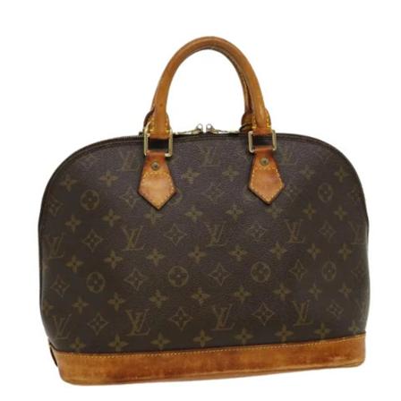 Louis Vuitton Vintage Pre-owned Canvas Alma Taske Brun, Dame Vintage Tasker, Størrelse: ONE Size