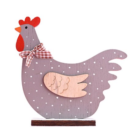 Pääsiäisen Puinen Kukko Koriste Puinen Pöytäkone Kana Taide Käsityöt Sisustus