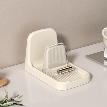 Gryter Lokk Holder Skjeholder Stativ HVIT