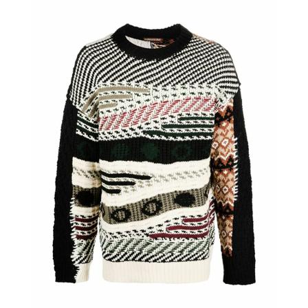 Andersson Bell, Round-neck Knitwear Zwart, Heren, Maat:L