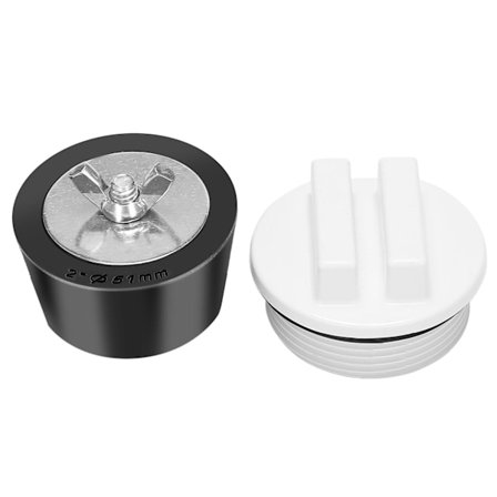 Vinteröverdragspluggar för pool, vinterutbyggnadsplugg för pool, gummipluggar med skruvar och P