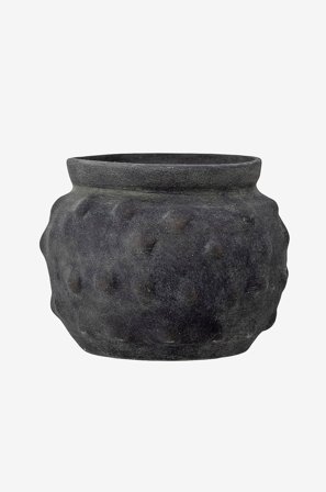 Bloomingville - Lisen Dekorkruka, Svart, Terrakotta - Svart - Krukor & vaser - Från Homeroom