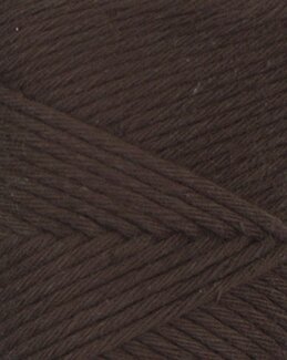 Garn Double Four Dunkelbraun