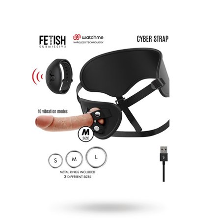 Cyber Strap Remote Control Harness 19,5 cm - Sexleker Vuxen: For par