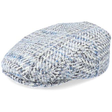 Stetson - Vit flatcap Keps - Kent Virgin Wool White Flat Cap @ Hatstore