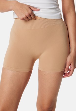 Pieces - Pclondon Mini Shorts - Natural - Kläder - - Bubbleroom