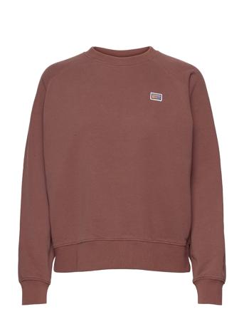W. Mini Flag Badge Sweat Brown Svea