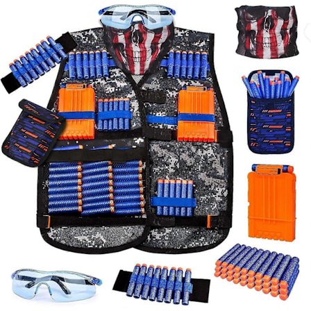 Taktisk Vest Sæt til Børn til Nerf Gun Serie til Drenge med Tilbehør