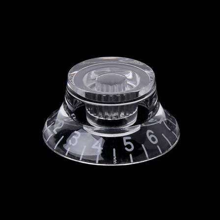 1 stk. Knop Knap Klokkeform Guitar Tone Volume Control For LP Guitar Parts Transp