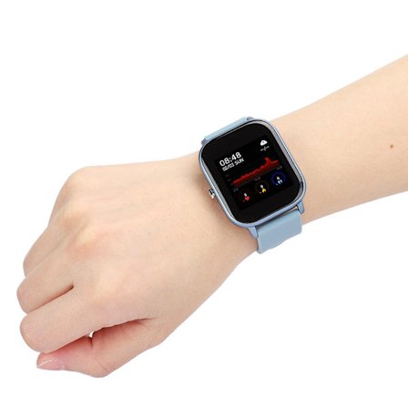 P8 Vandtæt Smartwatch med Pulsmåling, Blodtryksmåling, Søvnovervågning og Sportsarmbånd